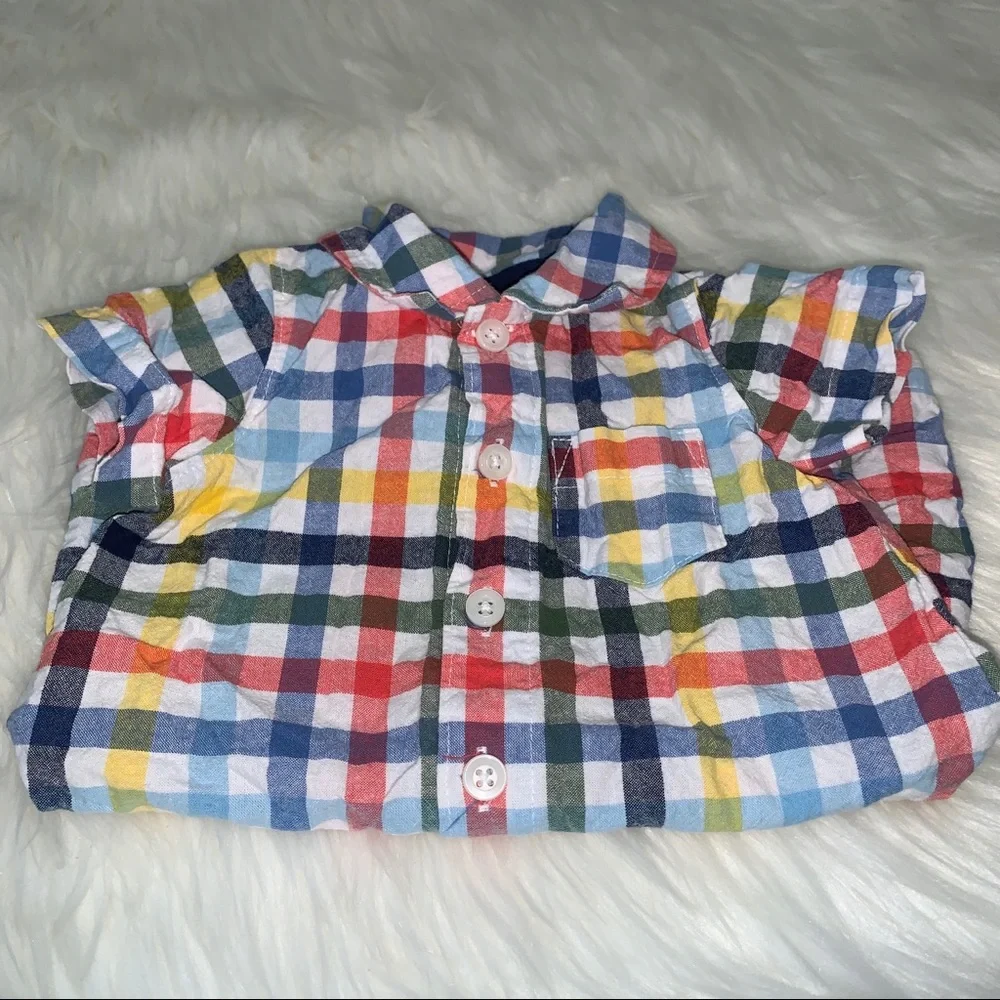 Carter’s plaid outfit - 6 months